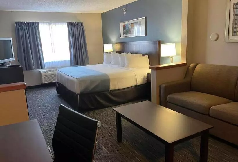 キングサイズベッドのデラックスルーム, Wingate By Wyndham Great Falls