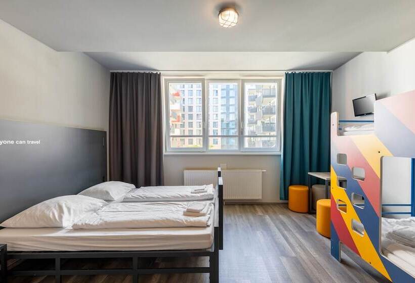 اتاق استاندارد چهار تخته, a&o Wien Hauptbahnhof