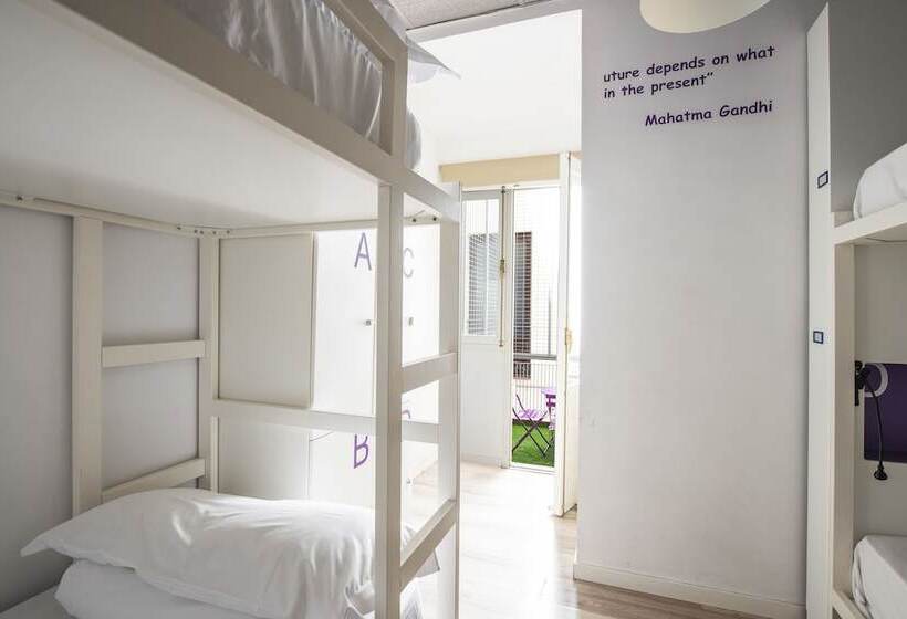 Bed in Shared Room with Shared Bathroom, Safestay Madrid Central