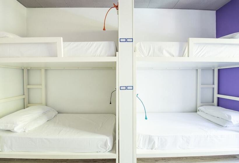 Bed in Shared Room with Shared Bathroom, Safestay Madrid Central