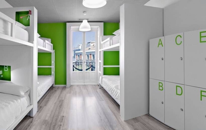 Bed in Shared Room with Shared Bathroom, Safestay Madrid Central