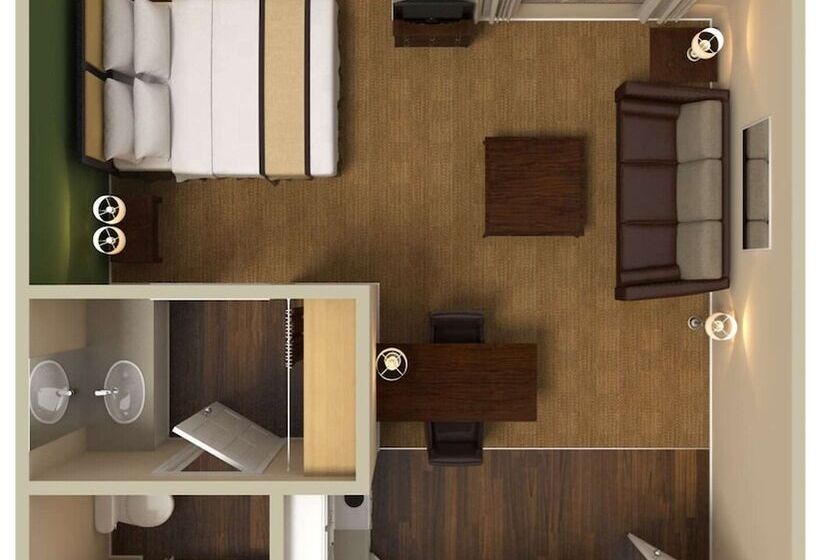 Студия Deluxe, Extended Stay America Suites  Oakland  Alameda Airport