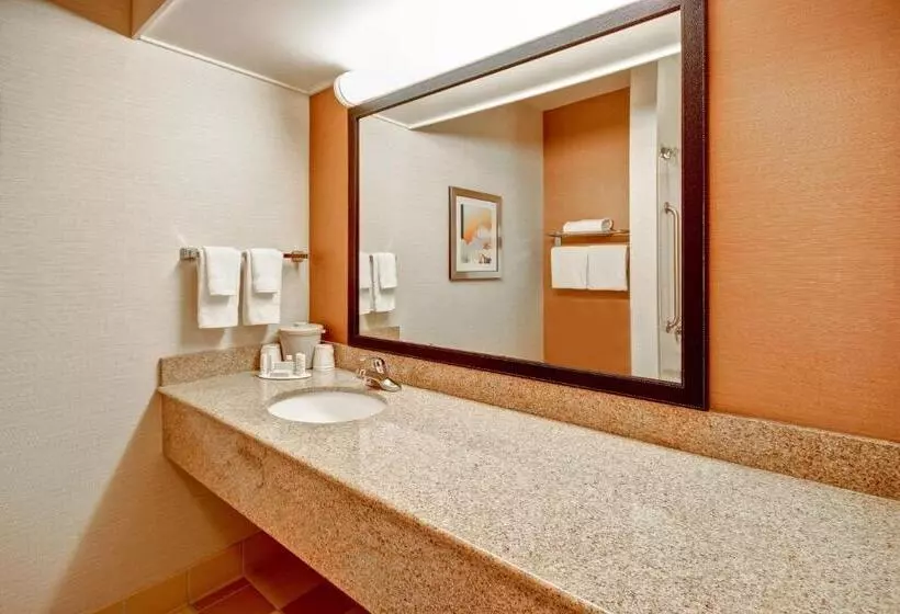 ２ダブルベッドのスタンダードルーム, Fairfield Inn & Suites By Marriott Saratoga Malta