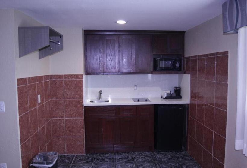 غرفة قياسية مزوَّدة بمطبخ, Americas Best Value Inn Port Aransas