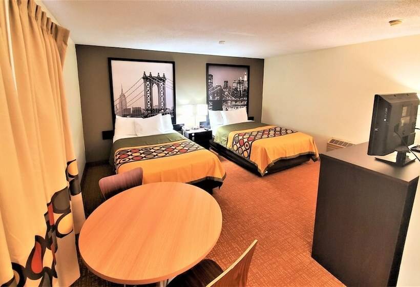 חדר סטנדרט שתי מיטות זוגיות, Super 8 By Wyndham Monticello