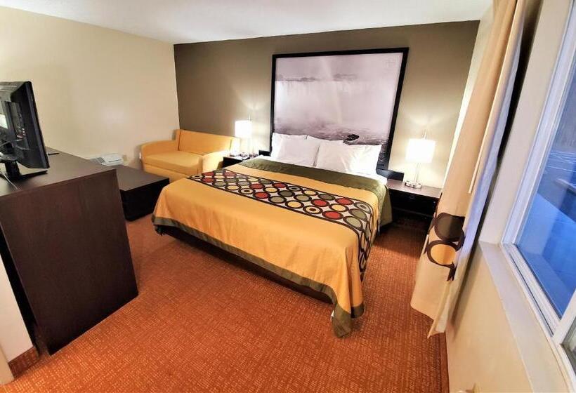 חדר סטנדרט עם מיטת קינג, Super 8 By Wyndham Monticello