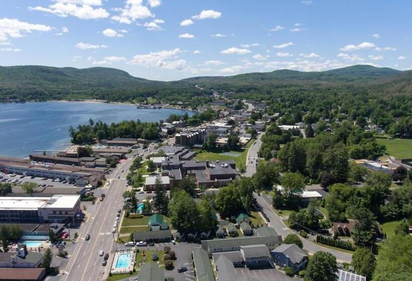キングサイズベッドのスタンダードルーム, Americas Best Value Inn & Suites Lake George