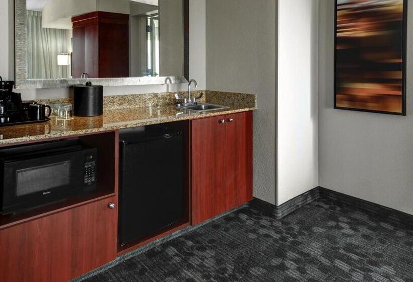 キングサイズベッドのスイートルーム, Courtyard By Marriott Anniston Oxford