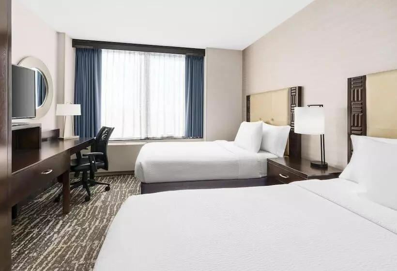 اتاق استاندارد با 2 تخت دوبل, Fairfield Inn & Suites By Marriott New York Midtown Manhattan/penn Station