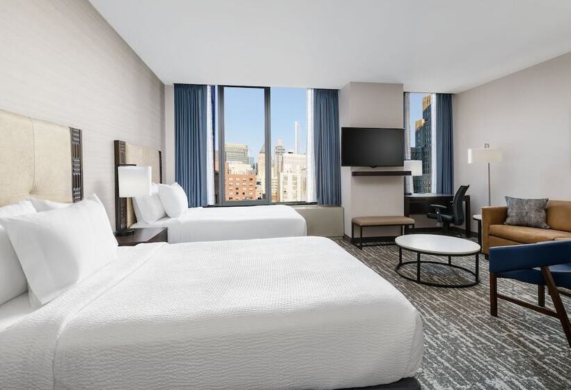غرفه قياسيه سريرين مزدوجين, Fairfield Inn & Suites By Marriott New York Midtown Manhattan/penn Station