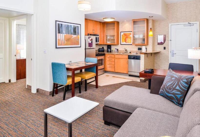 带大床的套房, Residence Inn Waynesboro