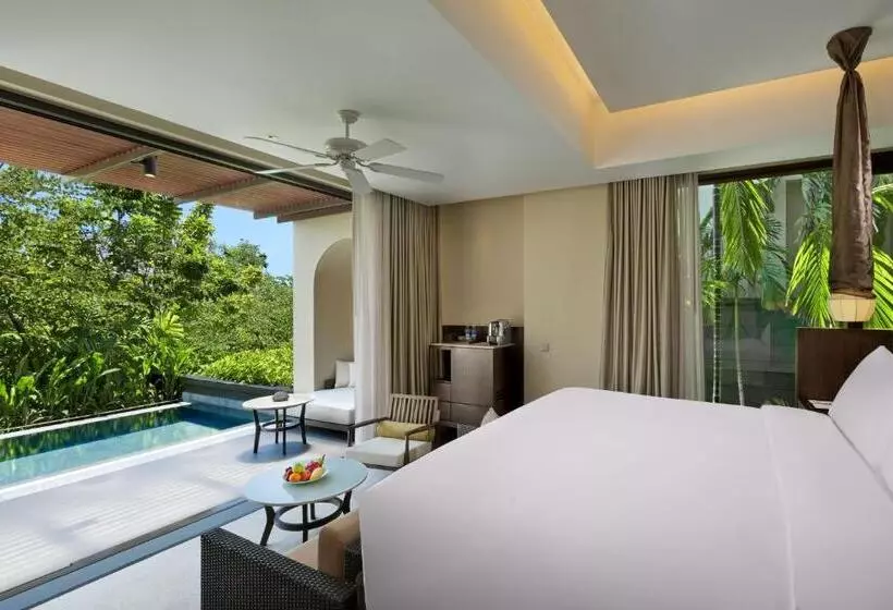 キングサイズベッドのスイートルーム, Vana Belle A Luxury Collection Resort Koh Samui