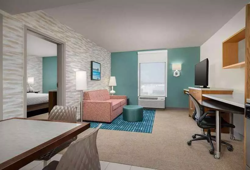キングサイズベッドのスイートルーム, Home2 Suites By Hilton Fayetteville Fort Bragg