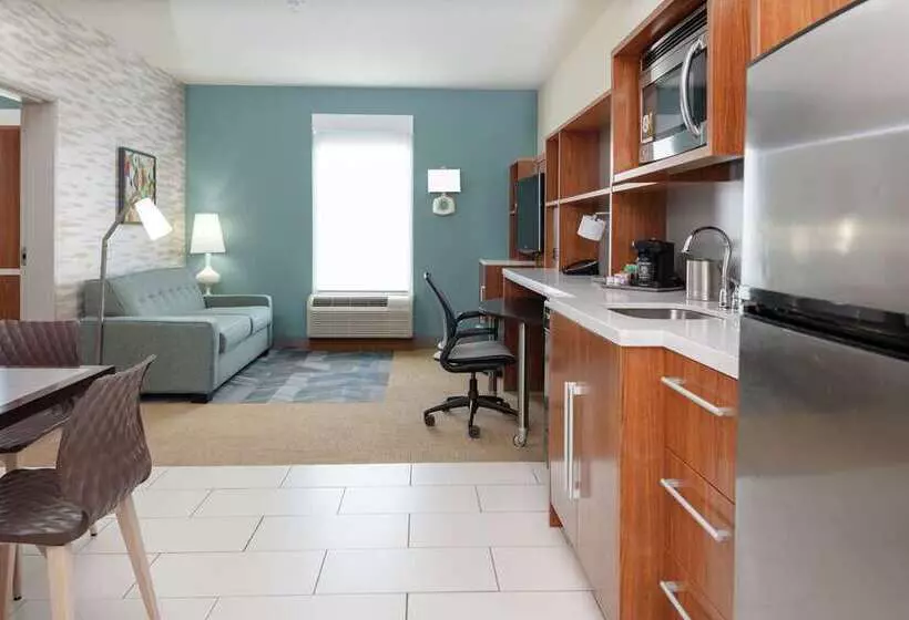 キングサイズベッドのスイートルーム, Home2 Suites By Hilton Fayetteville Fort Bragg