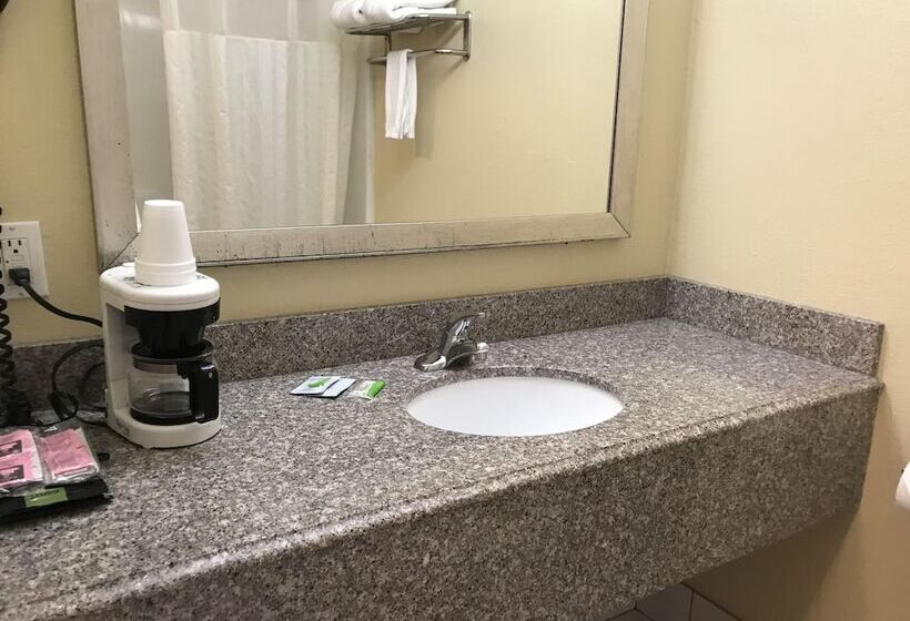 带大床的豪华间, Budget Inn Madill