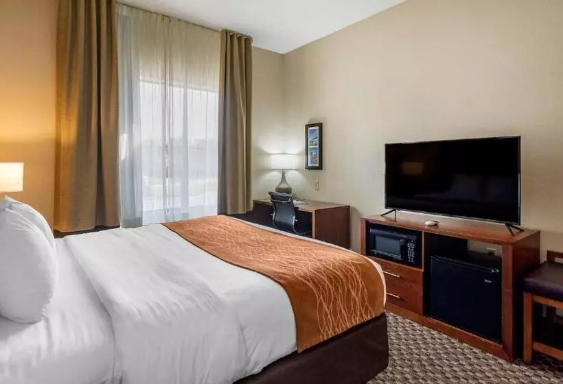 キングサイズベッドのスタンダードルーム, Comfort Inn & Suites Atokamillington