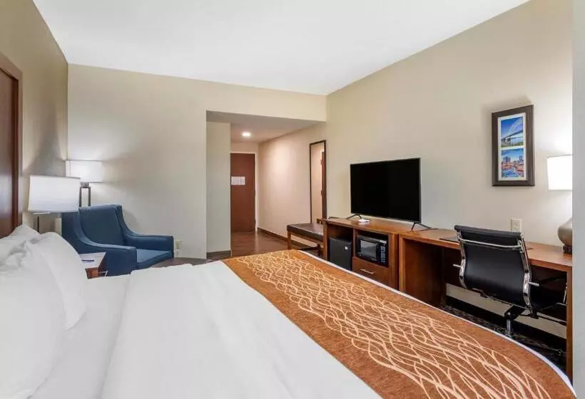 身障者適用キングサイズベッドルーム, Comfort Inn & Suites Atokamillington