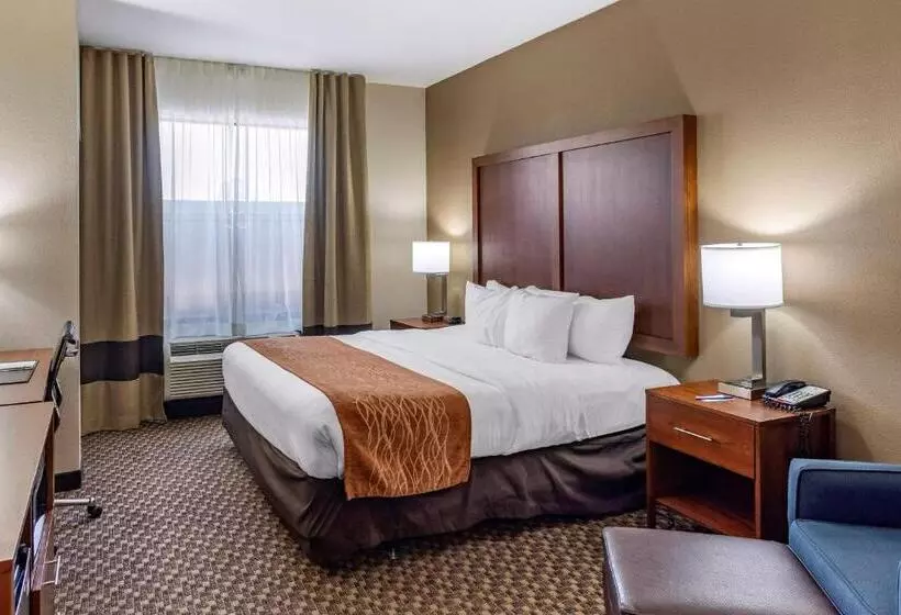 身障者適用キングサイズベッドルーム, Comfort Inn & Suites Atokamillington