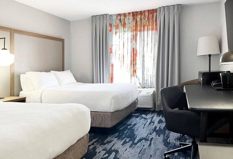 Номер Стандарт 2 Двуспальные Кровати, Fairfield Inn & Suites By Marriott Rogers