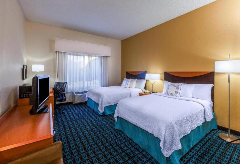 Номер Стандарт 2 Двуспальные Кровати, Fairfield Inn & Suites By Marriott Rogers