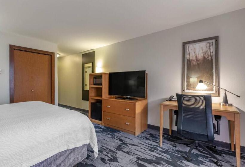 带大床的标准间, Fairfield Inn & Suites By Marriott Texarkana