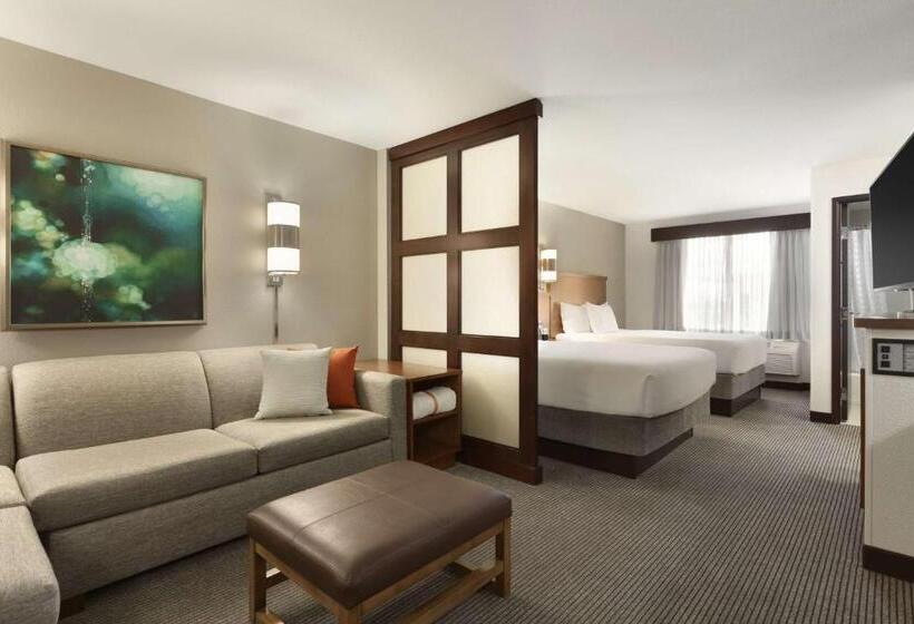 带2个双人床的标准工作室, Hyatt Place Portland Airport/cascade Station