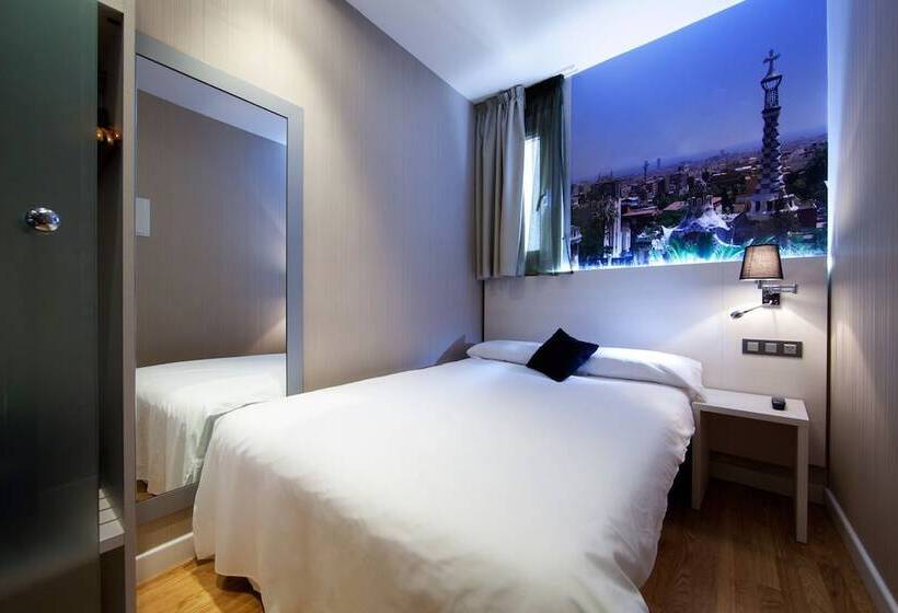 اتاق استاندارد یک نفره, Hostal Bcn Ramblas
