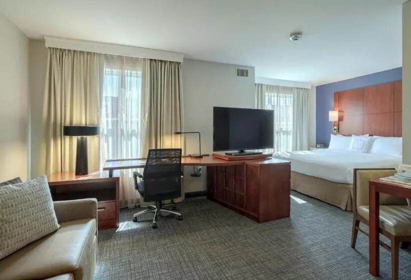 キングサイドベッドのスタンダードワンルーム, Residence Inn By Marriott Woodbridge Edison/raritan Center