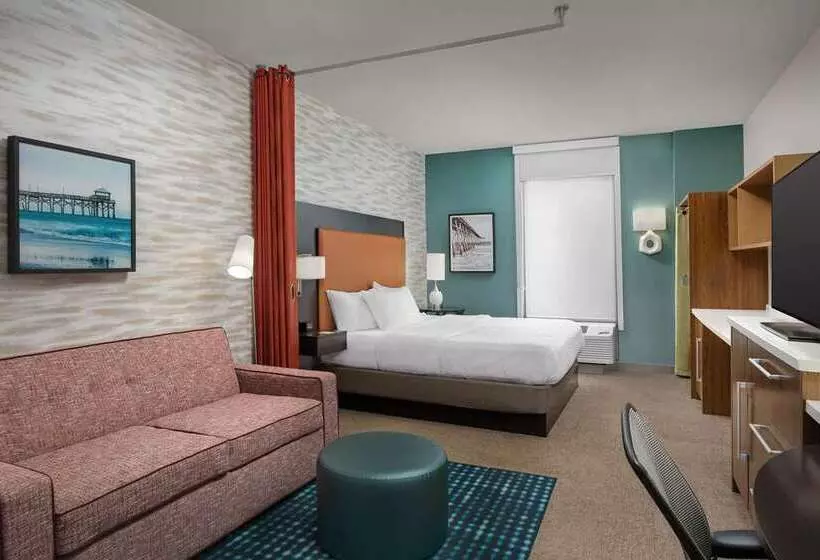 キングサイドベッドのスタンダードワンルーム, Home2 Suites By Hilton Charleston Airport/convention Center, Sc