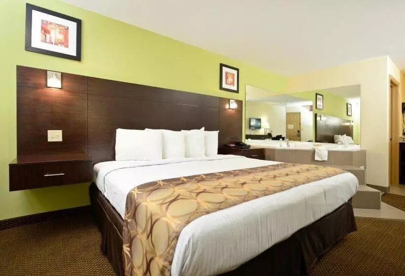 キングサイズベッドのスタンダードルーム, Americas Best Value Inn & Suites Lake Charles At I 210 Exit 11