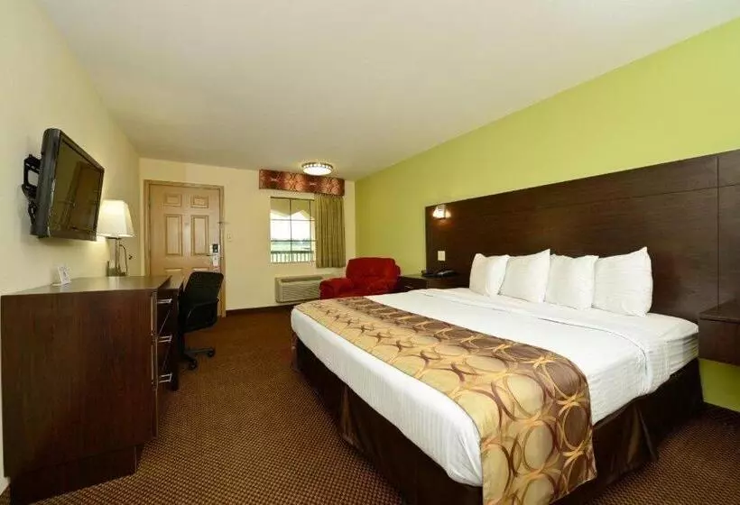 キングサイズベッドのスタンダードルーム, Americas Best Value Inn & Suites Lake Charles At I 210 Exit 11