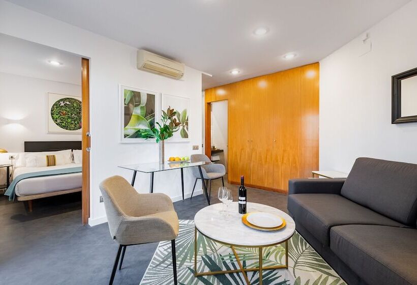 آپارتمان 1 خوابه با بالکن, Lodging Apartments City Center Eixample
