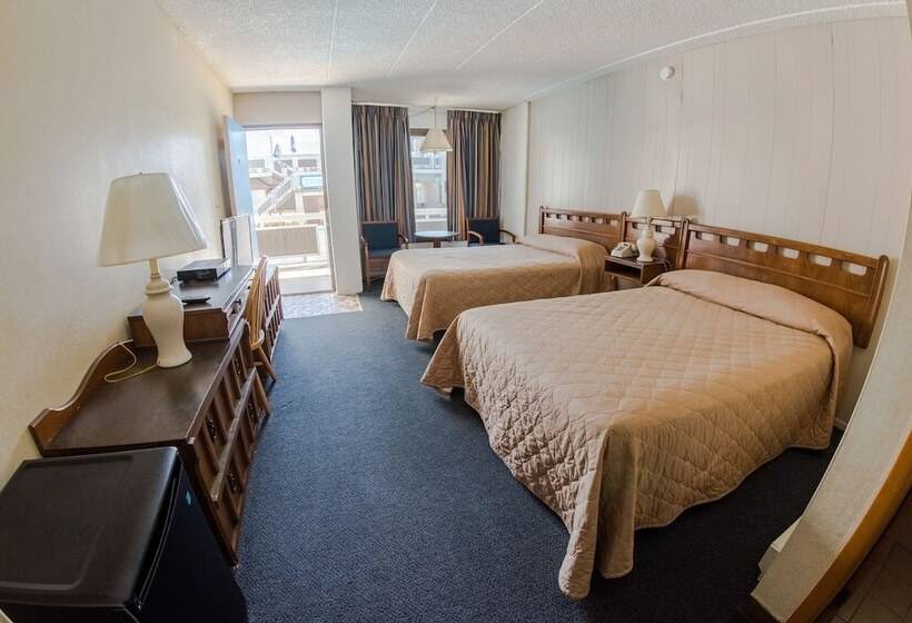 חדר סטנדרט שתי מיטות זוגיות, Windjammer Motor Inn