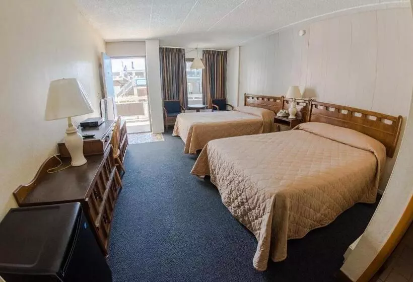 ２ダブルベッドのスタンダードルーム, Windjammer Motor Inn
