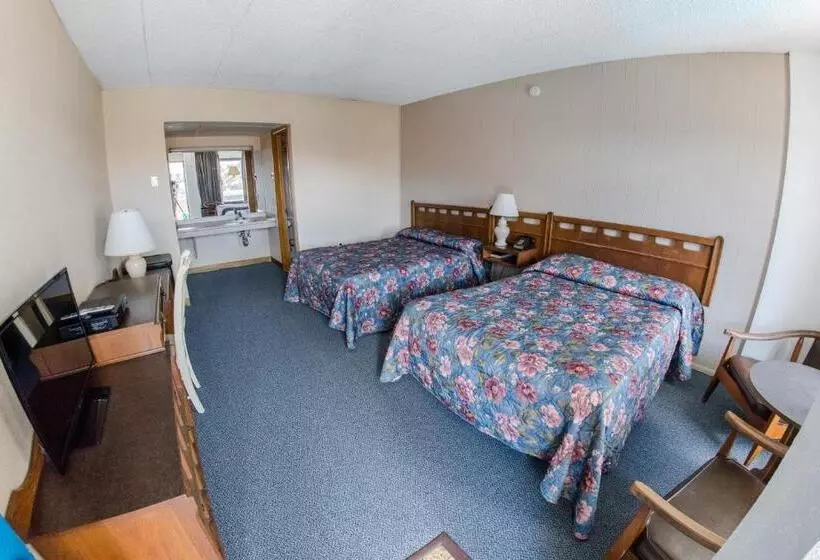 ２ダブルベッドのスタンダードルーム, Windjammer Motor Inn