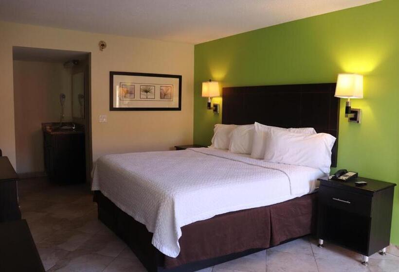 חדר סטנדרט עם מיטת קינג, Curtis Inn & Suites