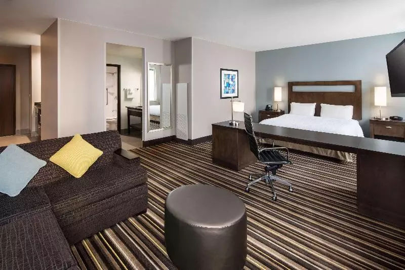 キングサイドベッドのスタンダードワンルーム, Hampton Inn & Suites Denver Downtownconvention Center