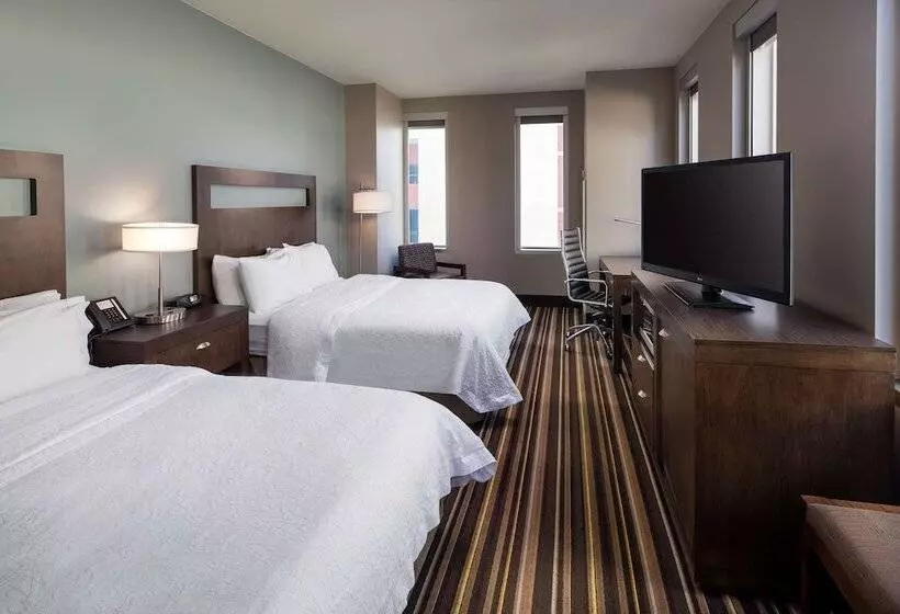 ２ダブルベッドのスタンダードルーム, Hampton Inn & Suites Denver Downtownconvention Center