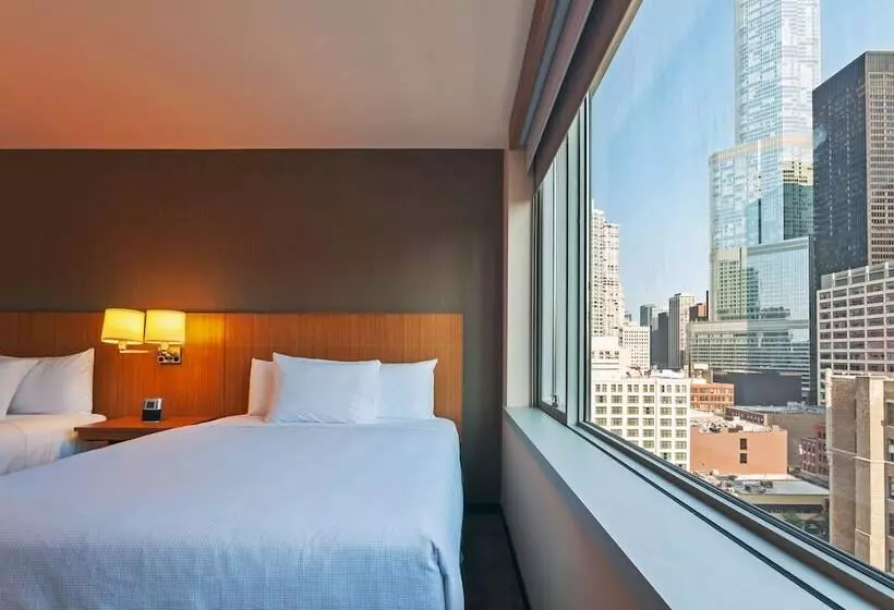 ２ダブルベッドのスタンダードルーム, Hyatt Place Chicago River North
