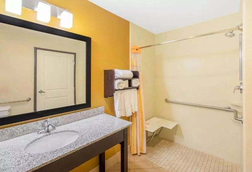 身障者適用キングサイズベッドルーム, La Quinta Inn & Suites By Wyndham Floresville