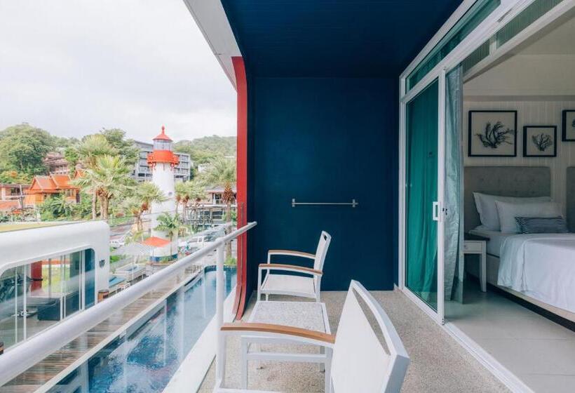 Номер Deluxe Вид на Бассейн, Sugar Marina Hotel   Nautical   Kata Beach   Sha Plus