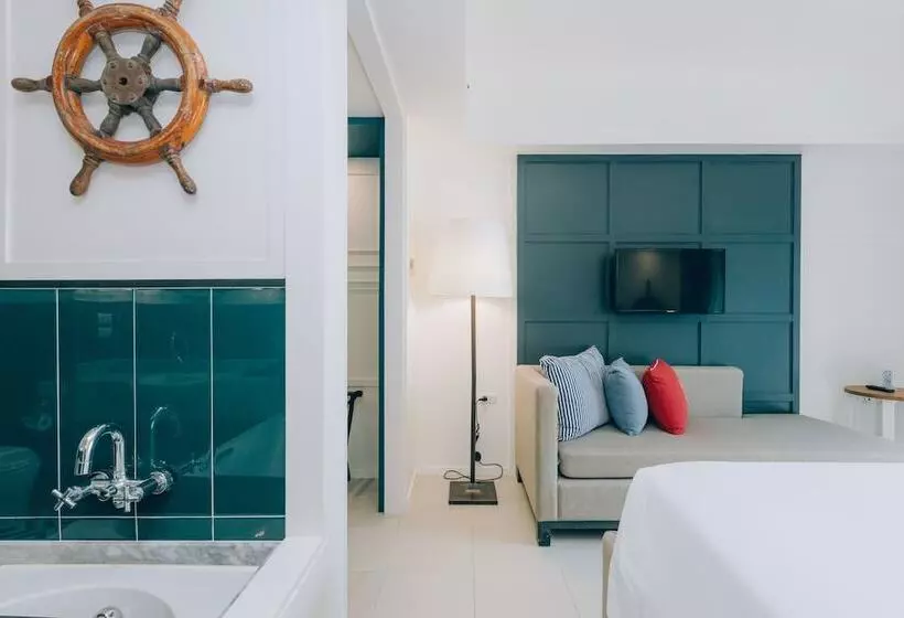 Deluxe-huone Allasnäkymä, Sugar Marina Hotel   Nautical   Kata Beach   Sha Plus