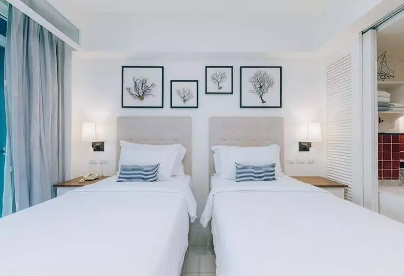 Deluxe-huone Allasnäkymä, Sugar Marina Hotel   Nautical   Kata Beach   Sha Plus