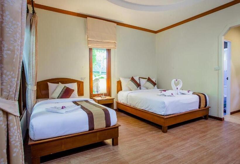 스탠다드 트리플 룸 가든 전망, The Vatika Resort And Spa