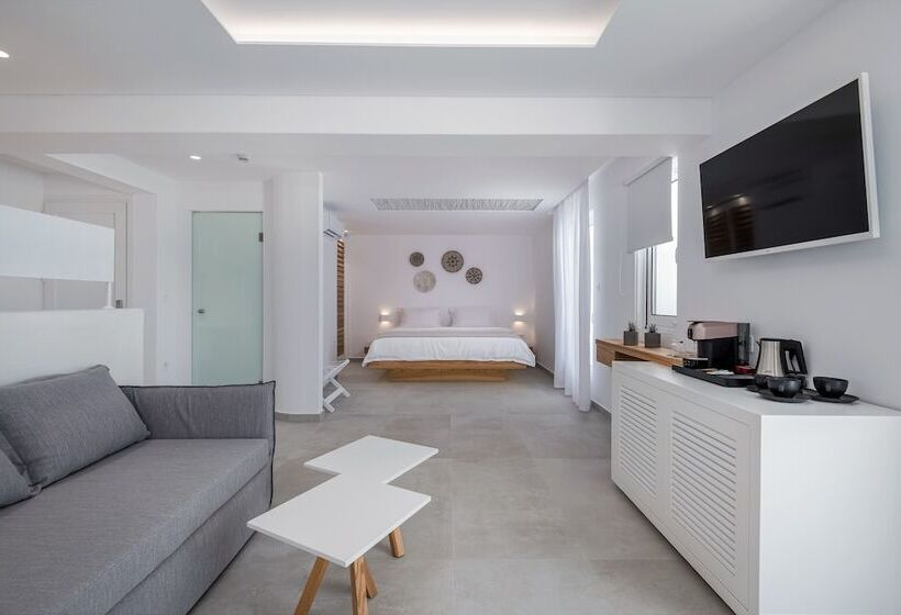 带园景的小型套房, Kantouni Beach Boutique