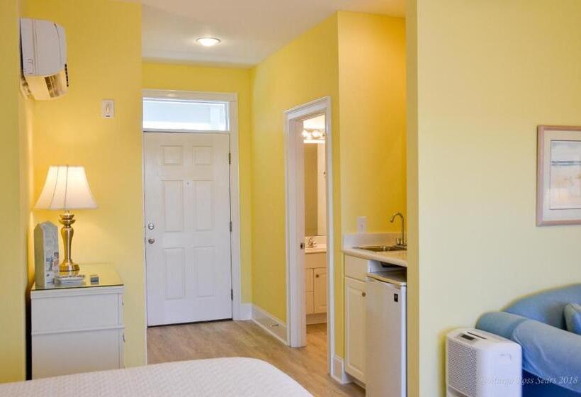 キングサイズベッドのスタンダードルーム, The Sunset Inn