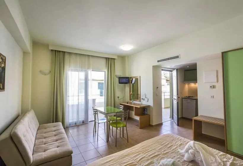 ガーデンビューのスタンダードワンルーム, Athina Beach Hotel