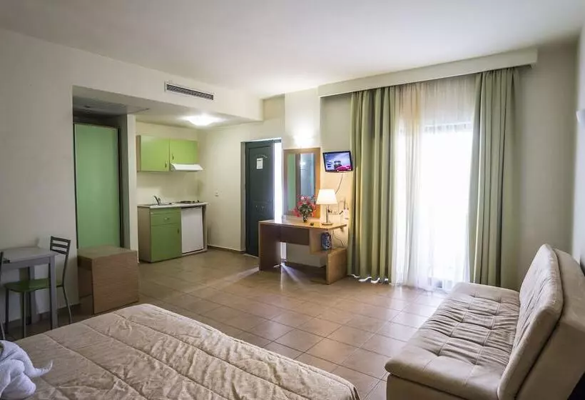 ガーデンビューのスタンダードワンルーム, Athina Beach Hotel