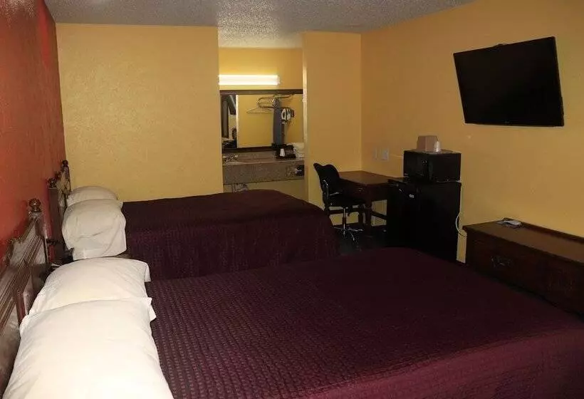 ２ダブルベッドのスタンダードルーム, Chaparral Motel Hallettsville