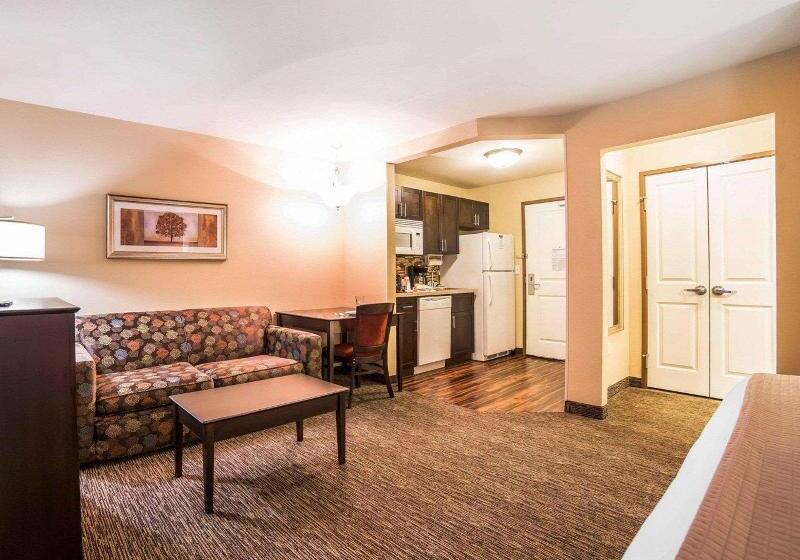 带大床的套房, Mainstay Suites Rapid City